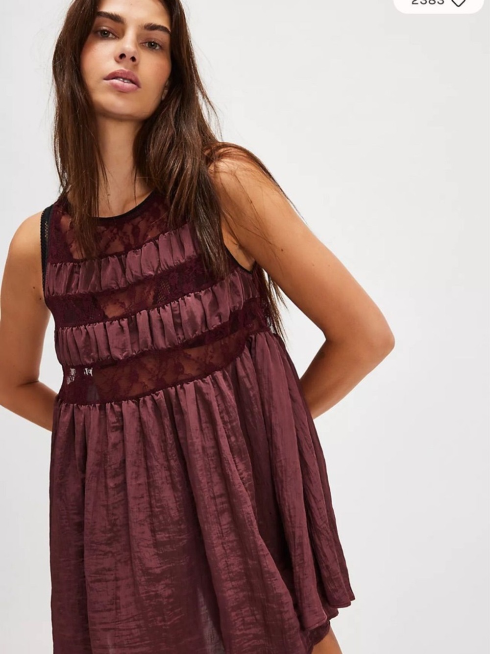 Free People Current Obsession Mini Slip